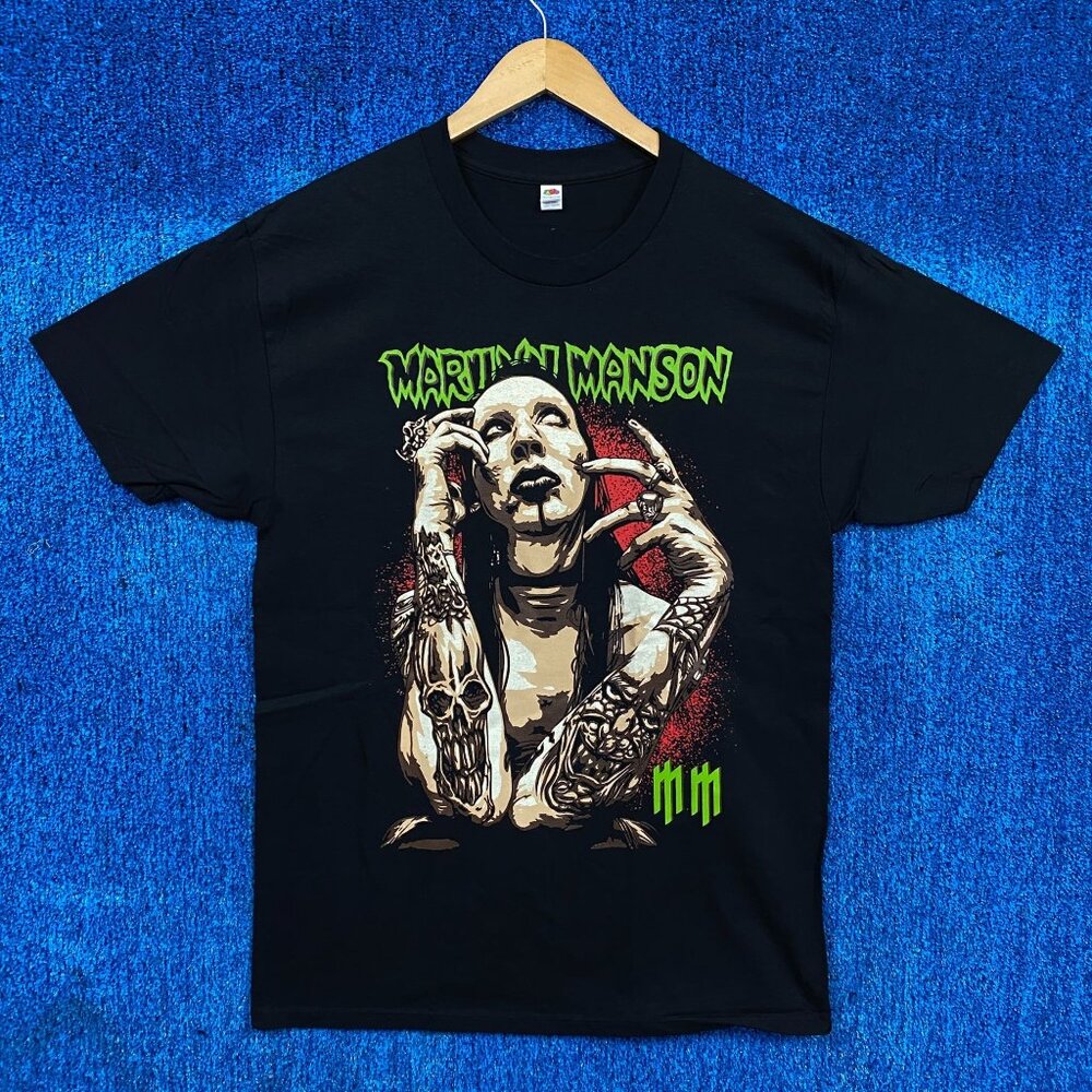 Marilyn Manson MM Sweet Dreams Industrial Metal Band Tee L